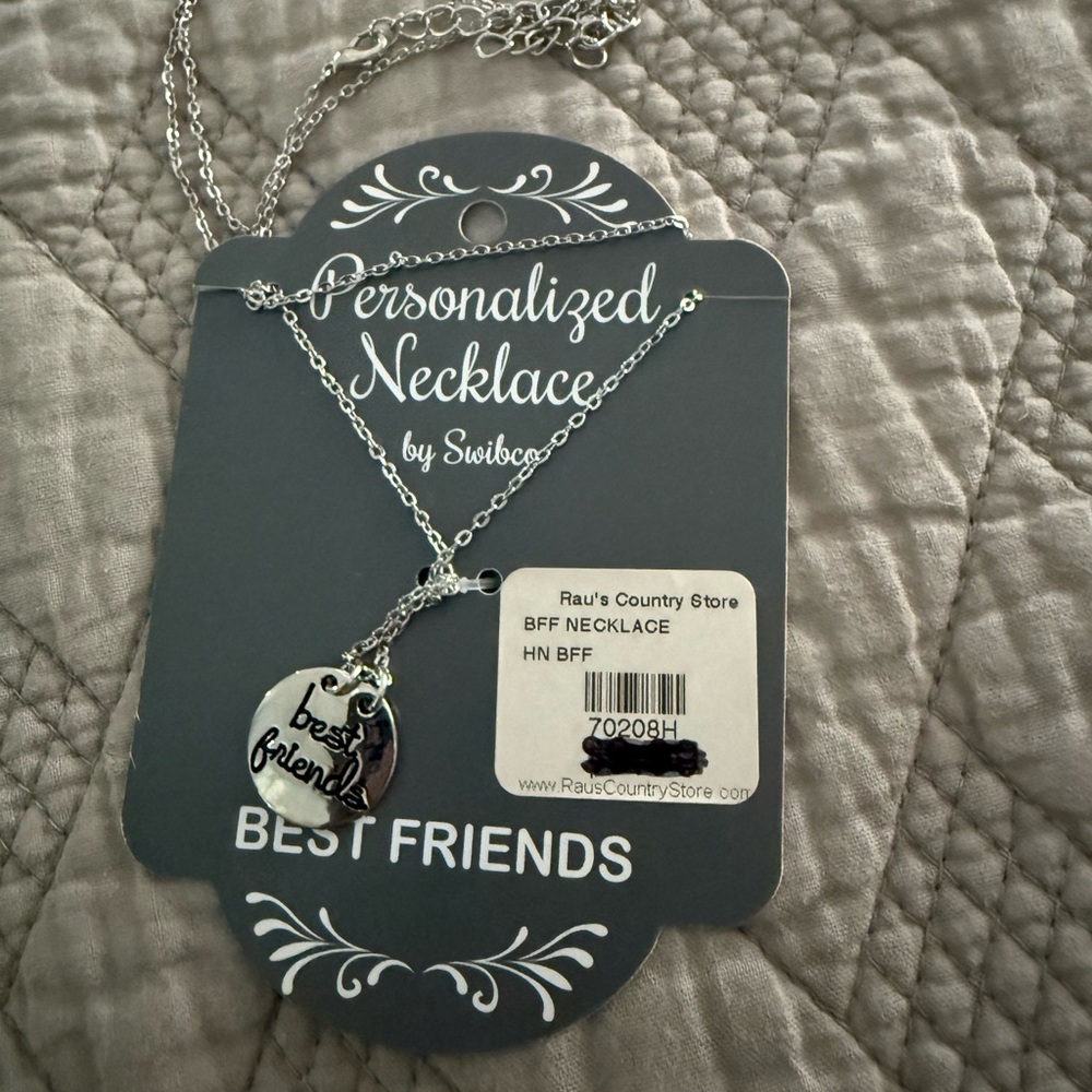 FRIENDS Silver Chain Necklace